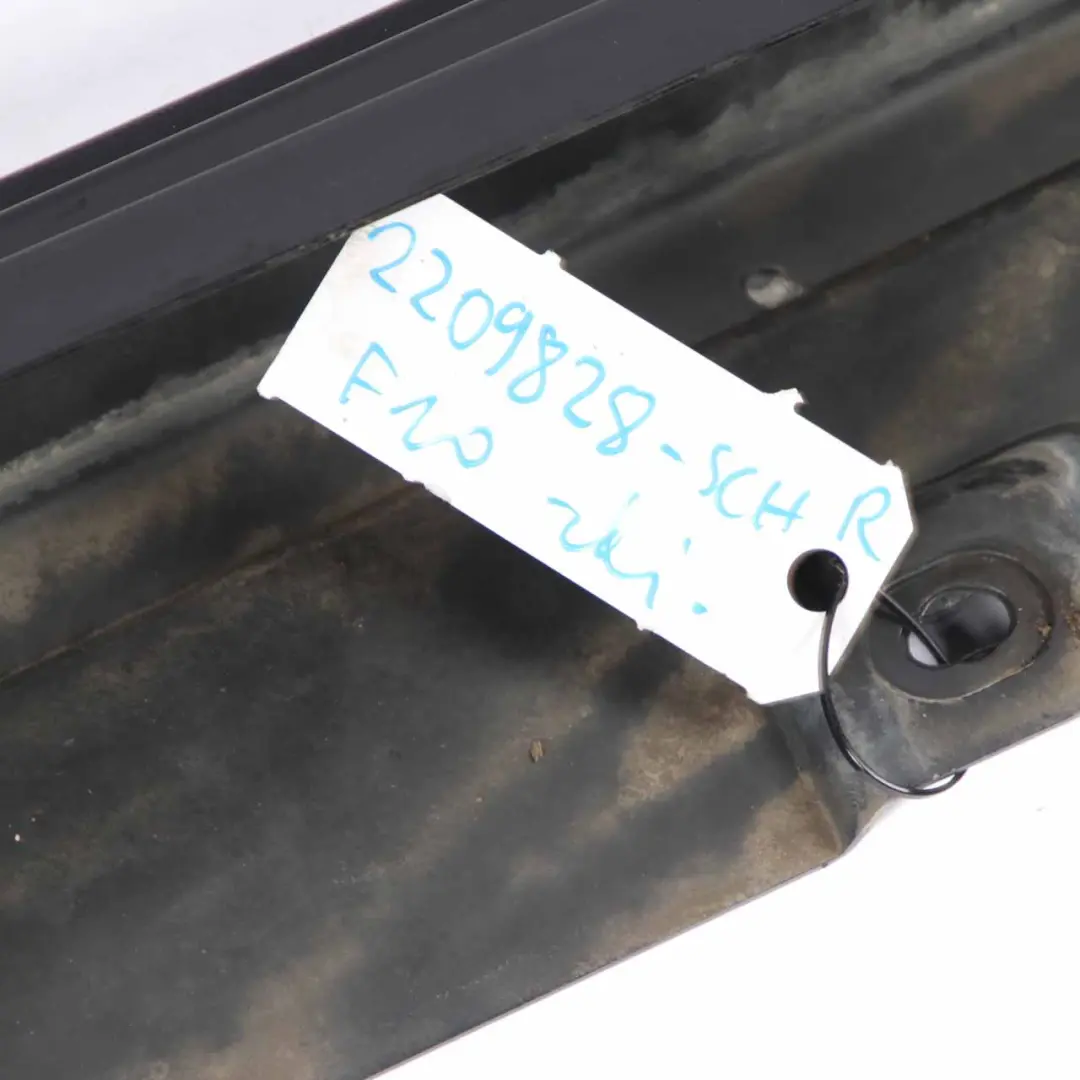 BMW F10 Side Skirt Right O/S Sill Cover Panel F11 Schwarz 2 Black - 668 - SKU 2209828-SCH - Part number 2209828