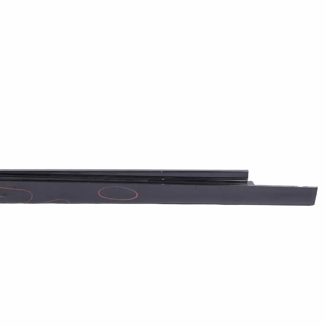 BMW F10 Side Skirt Right O/S Sill Cover Panel F11 Schwarz 2 Black - 668 - SKU 2209828-SCH - Part number 2209828