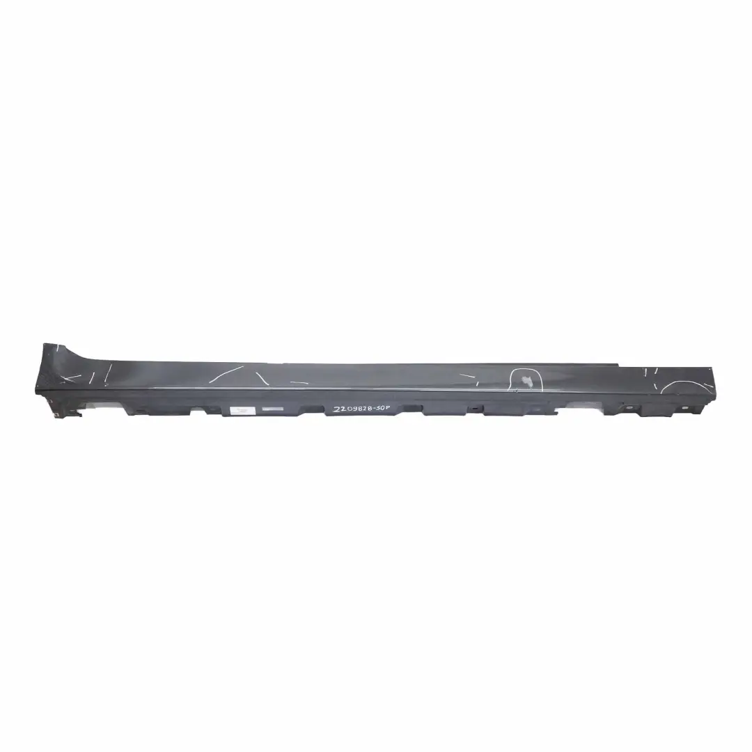 BMW F10 F11 Faldón Lateral Panel Tapa Umbral Puerta Derecha Sophistograu - A90 - SKU 2209828-SOP - Número de pieza 2209828