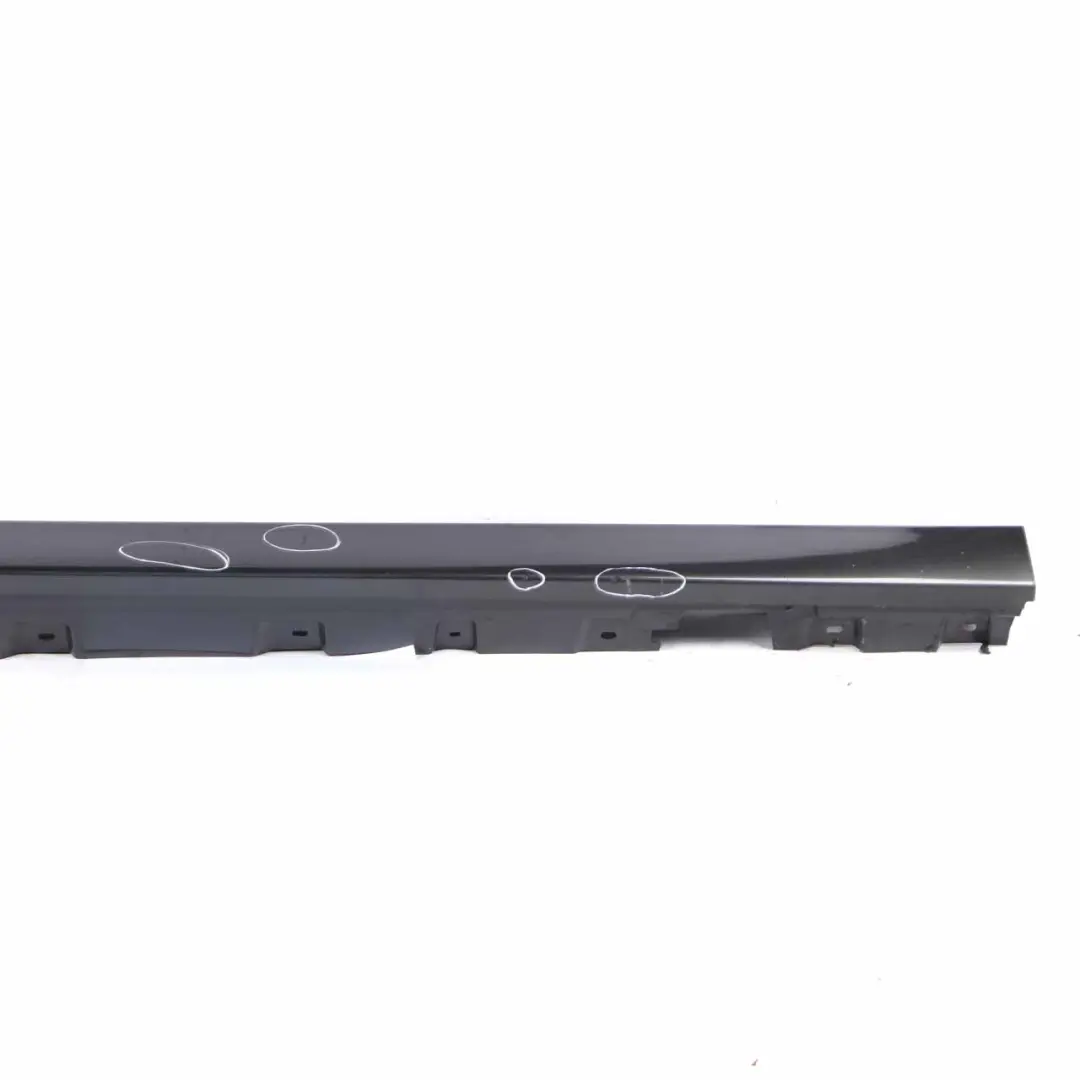 BMW F10 F11 Side Skirt Door Sill Cover Panel Right O/S Sophistograu Grey - A90 - SKU 2209828-SOP2 - Part number 2209828