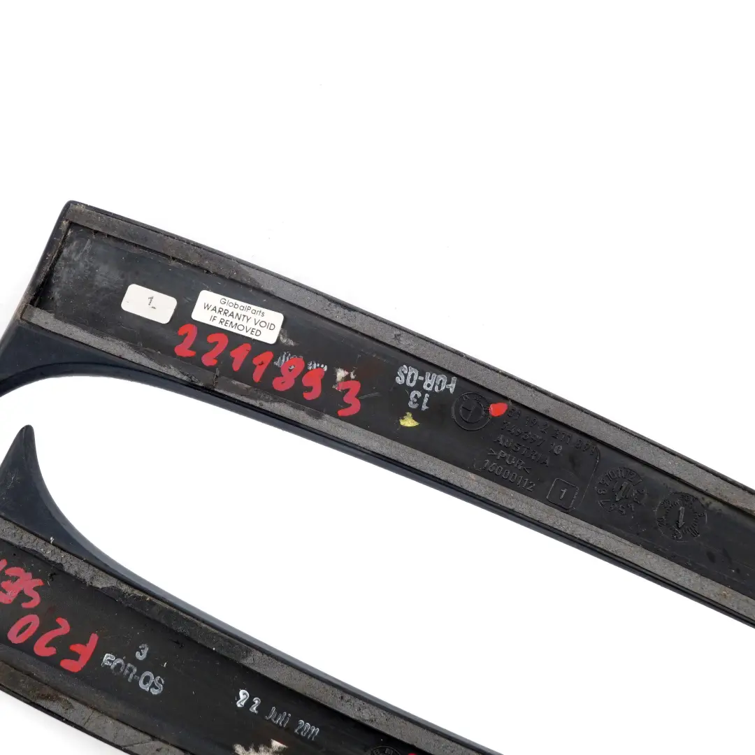 Tailgate Fin BMW F20 M Performance Boot Trunk Lid Finisher Trim Set - SKU 2211893 - Part number 2211893