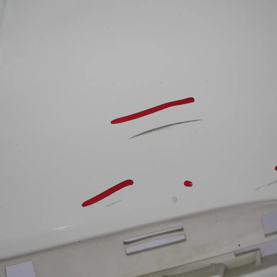 Bumper M Sport Trim Panel PDC Alpinweiss White - 300 to BMW X1 E84 Rear with Part number 2212611 BMW X1 E84 Rear Bumper M Sport Trim Panel PDC Alpinweiss White - 300 - SKU 2212611-AW - Part number 2212611