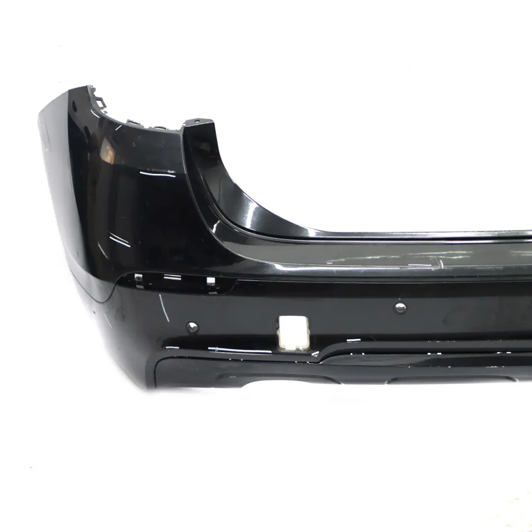 Bumper Trim Panel PDC Black Sapphire - 475 to BMW X1 E84 M Sport Rear with Part number 2212611 BMW X1 E84 M Sport Rear Bumper Trim Panel PDC Black Sapphire - 475 - SKU 2212611-BS - Part number 2212611