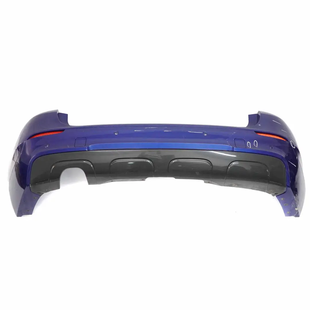 Bumper M Sport Complete Trim Panel PDC Le Mans Blue - 381 to BMW X1 E84 Rear with Part number 2212611 BMW X1 E84 Rear Bumper M Sport Complete Trim Panel PDC Le Mans Blue - 381 - SKU 2212611-LMB - Part number 2212611