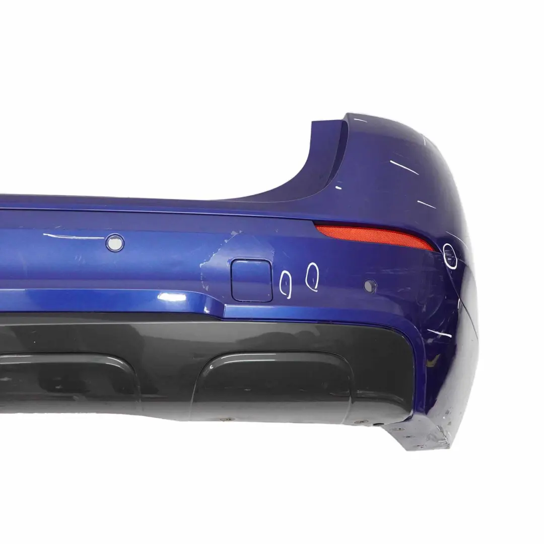 Bumper M Sport Complete Trim Panel PDC Le Mans Blue - 381 to BMW X1 E84 Rear with Part number 2212611 BMW X1 E84 Rear Bumper M Sport Complete Trim Panel PDC Le Mans Blue - 381 - SKU 2212611-LMB - Part number 2212611