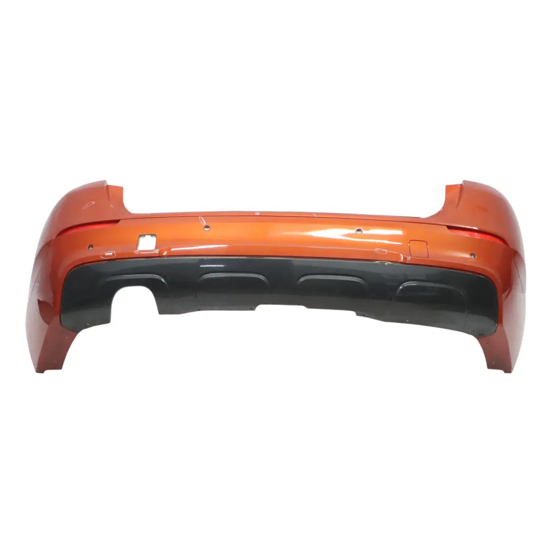 Bumper M Sport Trim Panel PDC Valencia Orange Metallic - B44 to BMW X1 E84 Rear with Part number 2212611 BMW X1 E84 Rear Bumper M Sport Trim Panel PDC Valencia Orange Metallic - B44 - SKU 2212611-ORG - Part number 2212611