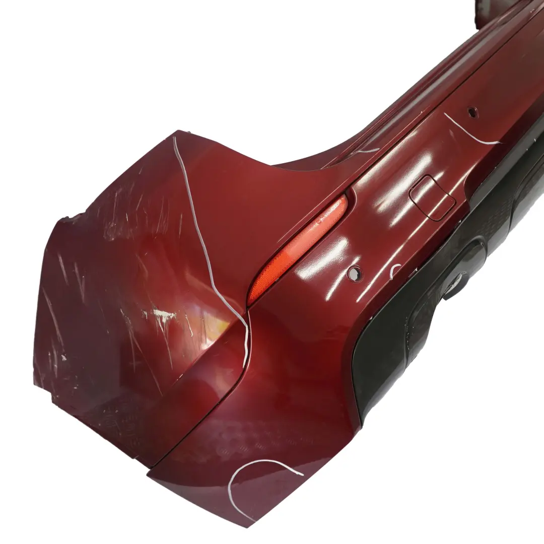 Stossfänger Hinten PDC Vermillionrot Rot Metallic - A82 für BMW X1 E84 M Sport mit Teilenummer 2212611 BMW X1 E84 M Sport Stossfänger Hinten PDC Vermillionrot Rot Metallic - A82 - SKU 2212611-VER - Teilenummer 2212611