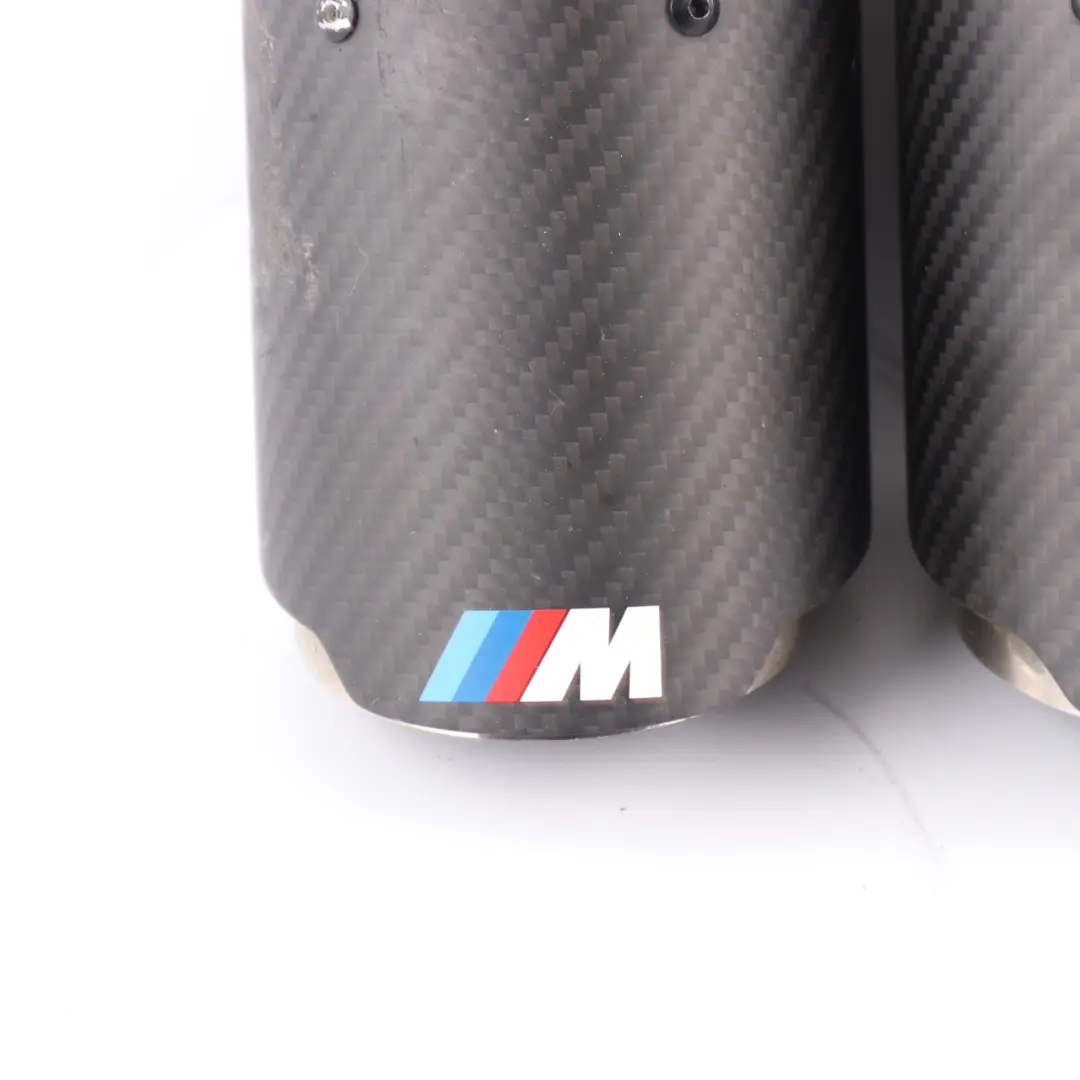  Exhaust Tips BMW E82 E88 123d N47S Diesel M Performance Muffler Pipe Carbon Look - SKU 2213407 - Part number 2213407