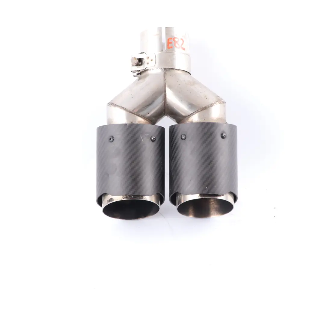 Exhaust Tips BMW E82 E88 123d N47S Diesel M Performance Muffler Pipe Carbon Look to with Part number 2213407 Exhaust Tips BMW E82 E88 123d N47S Diesel M Performance Muffler Pipe Carbon Look - SKU 2213407 - Part number 2213407