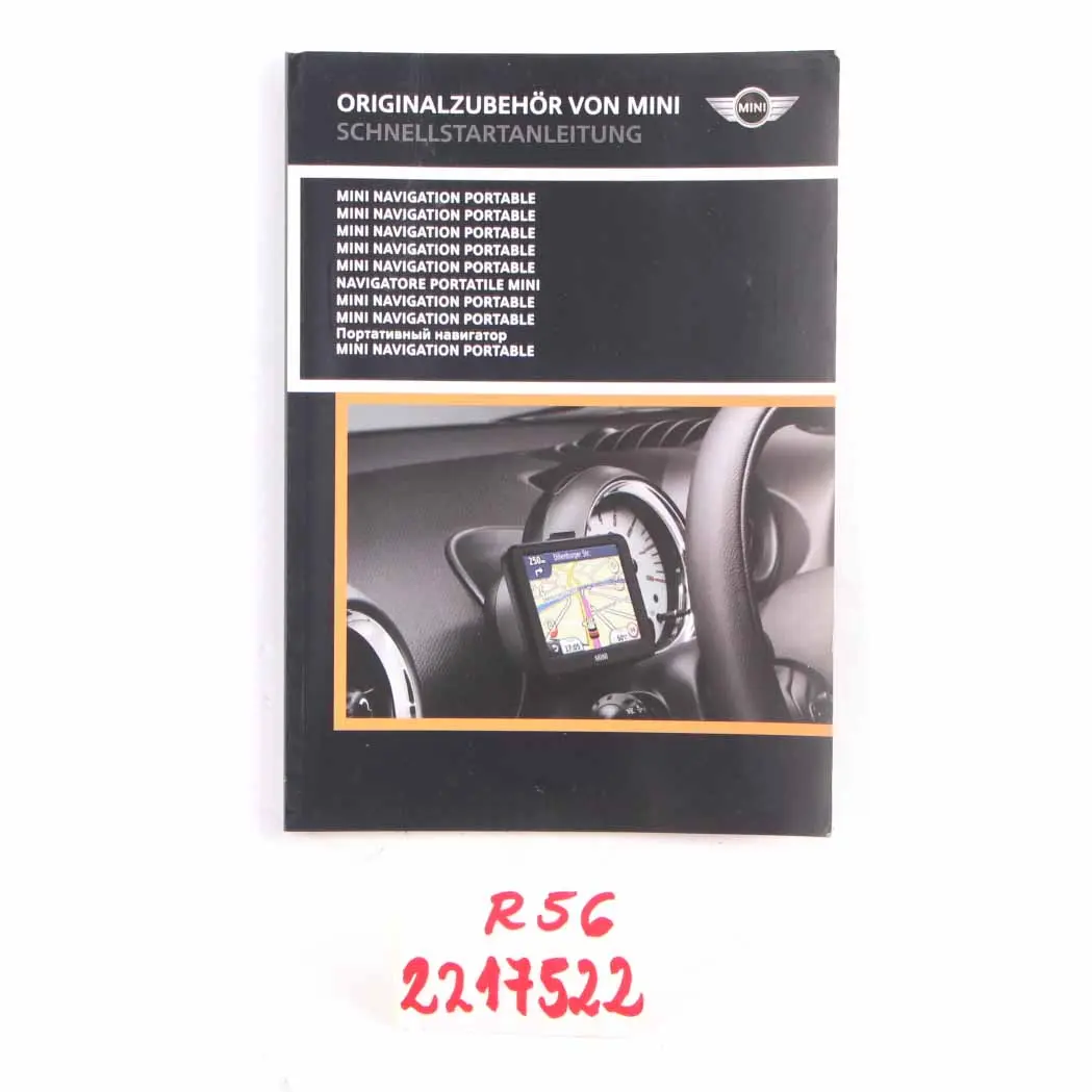 Owner's Handbook Book Navigation Manual to Mini R55 R56 R57 with Part number 2217522 Mini R55 R56 R57 Owner's Handbook Book Navigation Manual - SKU 2217522 - Part number 2217522