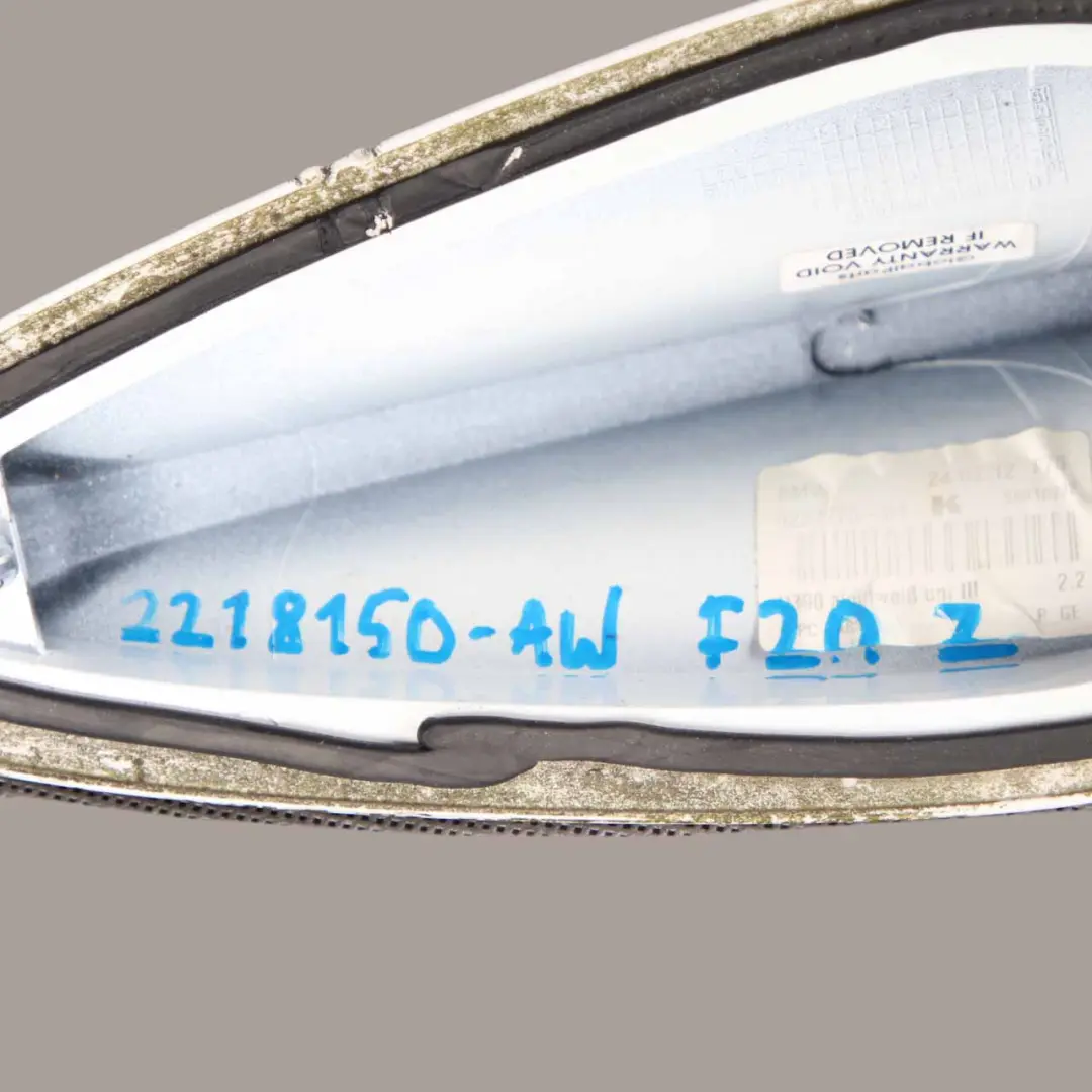 BMW F20 F21 F31 Boitier Vide Antenne de Toit Blanc des Alpes 300 Blanc - SKU 2218150-AW - Numéro de pièce 2218150