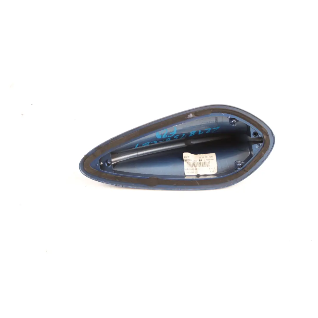Antenna Cover BMW F20 F21 F31 F34 Empty Shark Housing Roof Estoril Blue - B45 to with Part number 2218150 Antenna Cover BMW F20 F21 F31 F34 Empty Shark Housing Roof Estoril Blue - B45 - SKU 2218150-EB1 - Part number 2218150