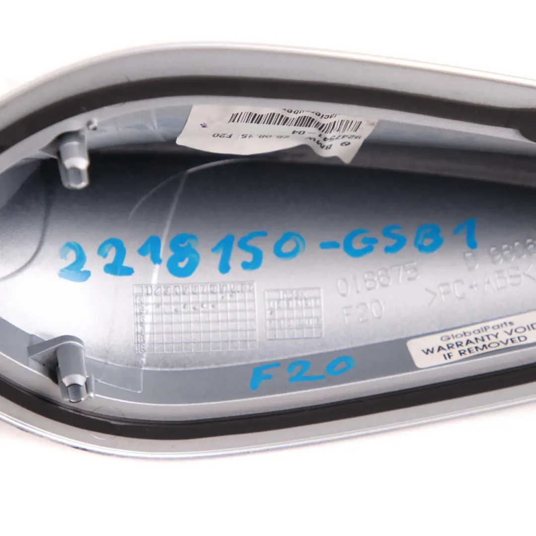 BMW F20 F21 F31 Alloggiamento Vuoto Antenna Da Tetto Glacier Silber Silver A83 - SKU 2218150-GSB1 - Numero di parte 2218150