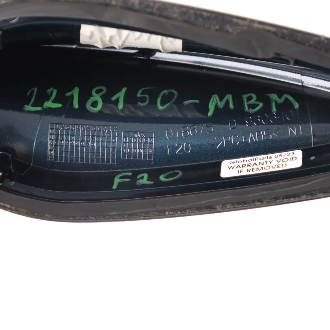 BMW F20 F21 F31 Antenne de toit Boîtier vide Antenne Bleu nuit - B38 - SKU 2218150-MBM - Numéro de pièce 2218150