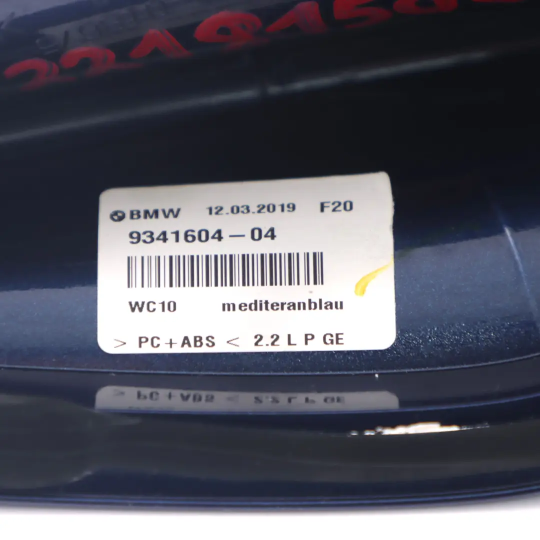 Tapa Antena Techo BMW F20 F21 F31 Carcasa Vacía Antena Mediterran Azul para con número de pieza 2218150 Tapa Antena Techo BMW F20 F21 F31 Carcasa Vacía Antena Mediterran Azul - SKU 2218150-MED - Número de pieza 2218150