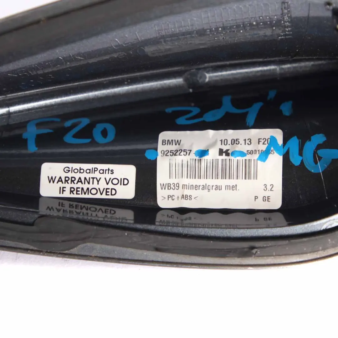 Leergehäuse Dachantenne Mineral Grau Metallic - B39 für BMW F20 F21 F31 F34 mit Teilenummer 2218150 BMW F20 F21 F31 F34 Leergehäuse Dachantenne Mineral Grau Metallic - B39 - SKU 2218150-MG - Teilenummer 2218150