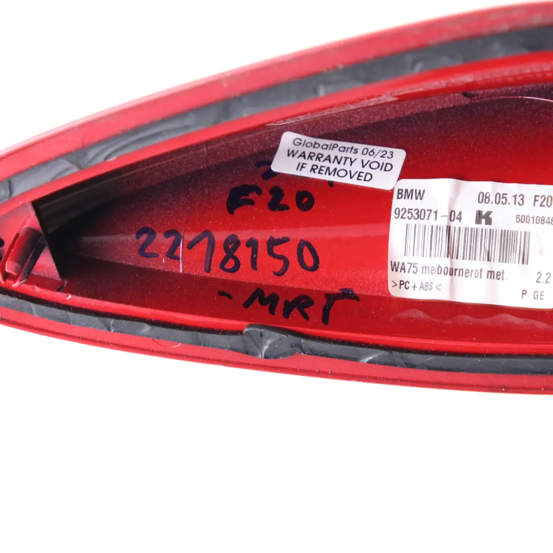 Roof Antenna Cover BMW F20 F31 Empty Shark Housing Melbourne Red - A75 to with Part number 2218150 Roof Antenna Cover BMW F20 F31 Empty Shark Housing Melbourne Red - A75 - SKU 2218150-MRT - Part number 2218150