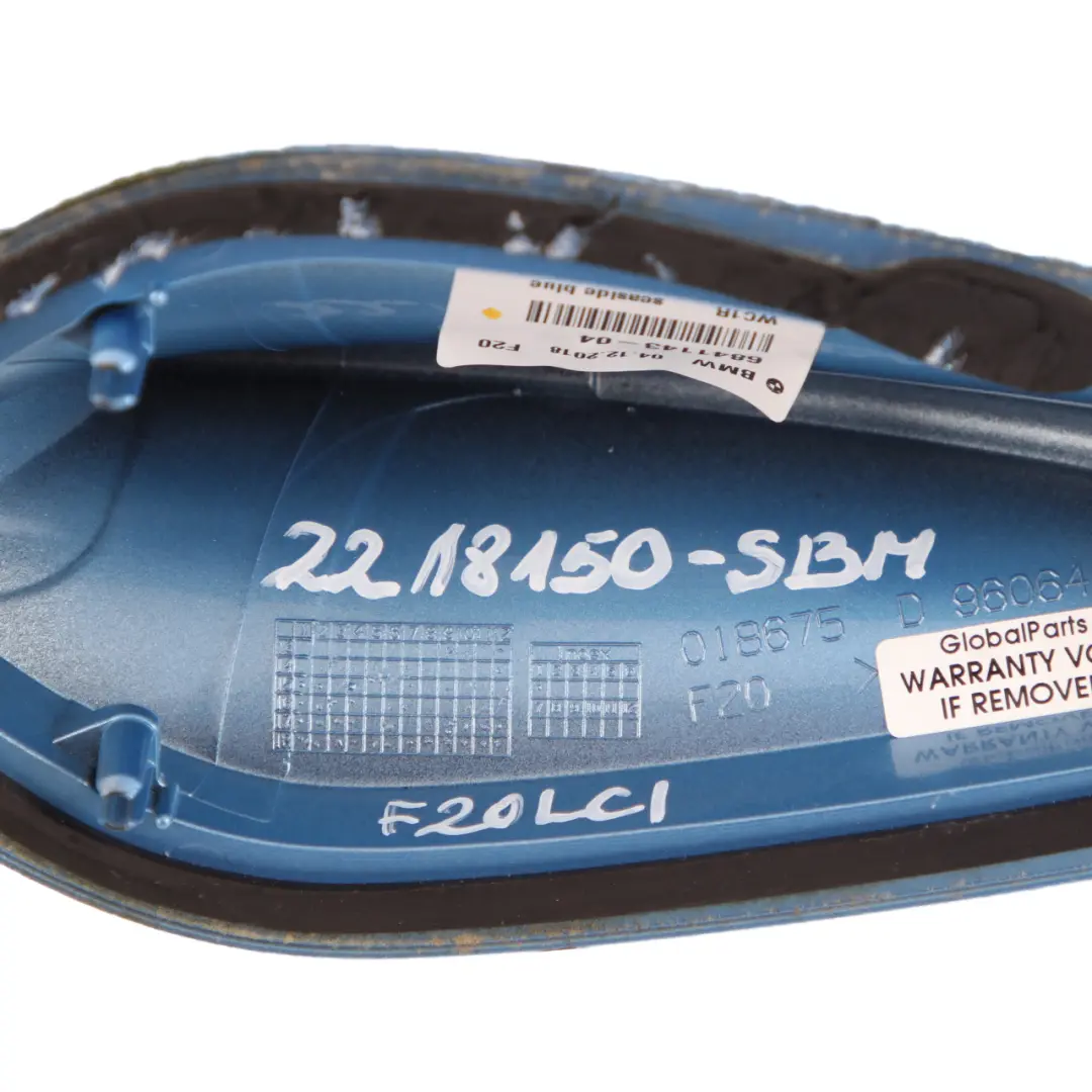 Empty Housing Roof Antenna Aerial Seaside Blue Metallic C1R to BMW F20 F21 F31 with Part number 2218150 BMW F20 F21 F31 Empty Housing Roof Antenna Aerial Seaside Blue Metallic C1R - SKU 2218150-SBM - Part number 2218150