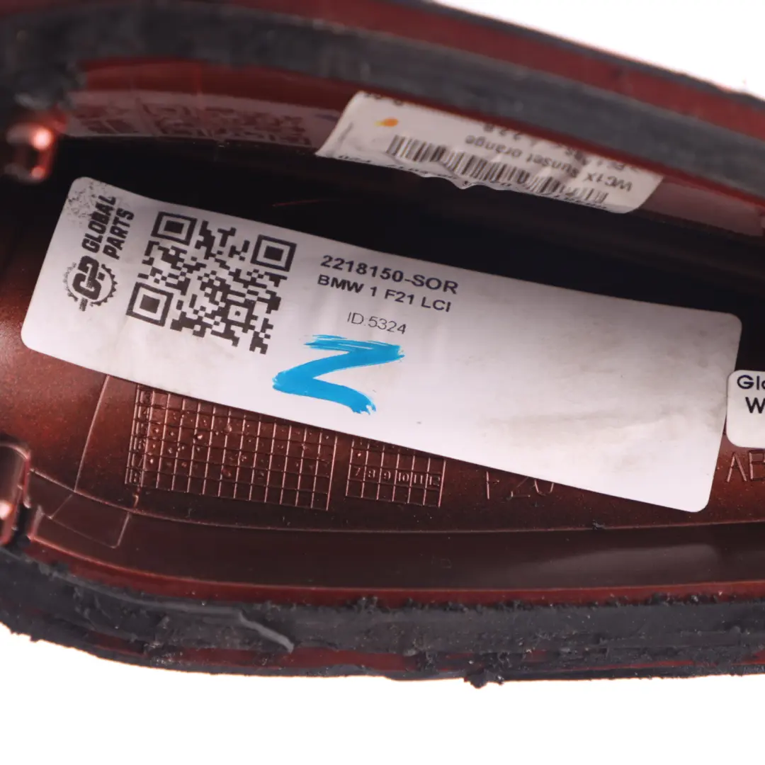  Antena de Techo BMW F20 F21 F31 Carcasa Vacía Antena Sunset Orange - C1X - SKU 2218150-SOR - Número de pieza 2218150