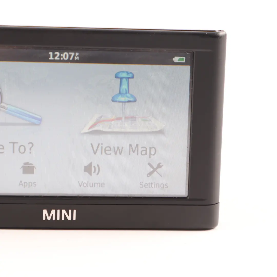 Garmin Portable GPS Navigation Navi Screen Sat Nav Set to Mini R55 R56 R57 with Part number 2218327 Mini R55 R56 R57 Garmin Portable GPS Navigation Navi Screen Sat Nav Set - SKU 2218327 - Part number 2218327