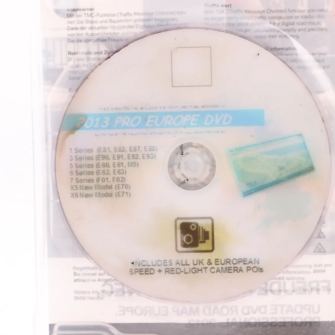 Disc Professional Navigation DVD Road Map Europe 2012 to BMW with Part number 2218522 BMW Disc Professional Navigation DVD Road Map Europe 2012 - SKU 2218522 - Part number 2218522