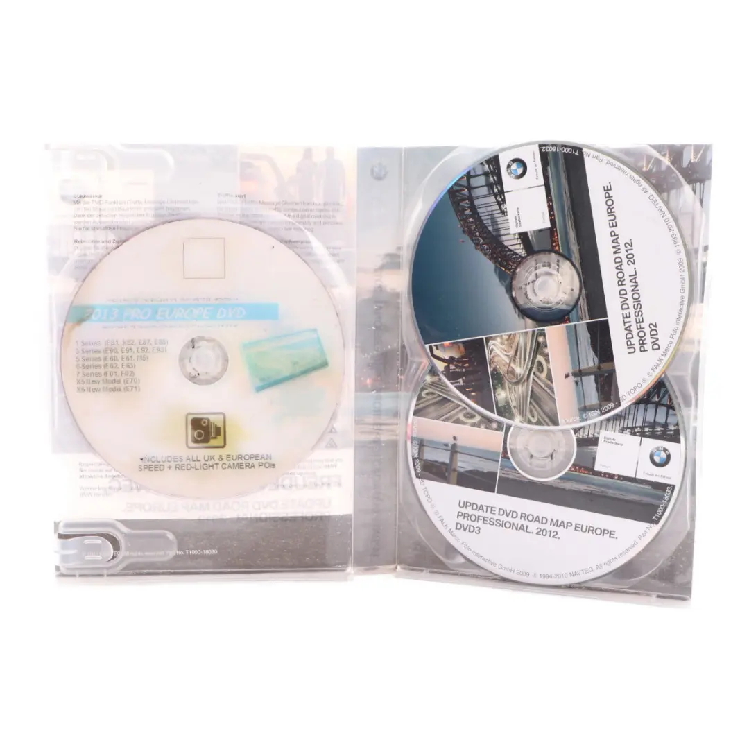 BMW Disc Professional Navigation DVD Road Map Europe 2012 - SKU 2218522 - Part number 2218522