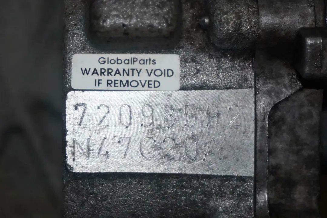 N47N Complete Engine N47C20A New Timing WARRANTY to Mini R56 LCI R60 Cooper D 2.0 with Part number 2219950 Mini R56 LCI R60 Cooper D 2.0 N47N Complete Engine N47C20A New Timing WARRANTY - SKU 2219950-3 - Part number 2219950