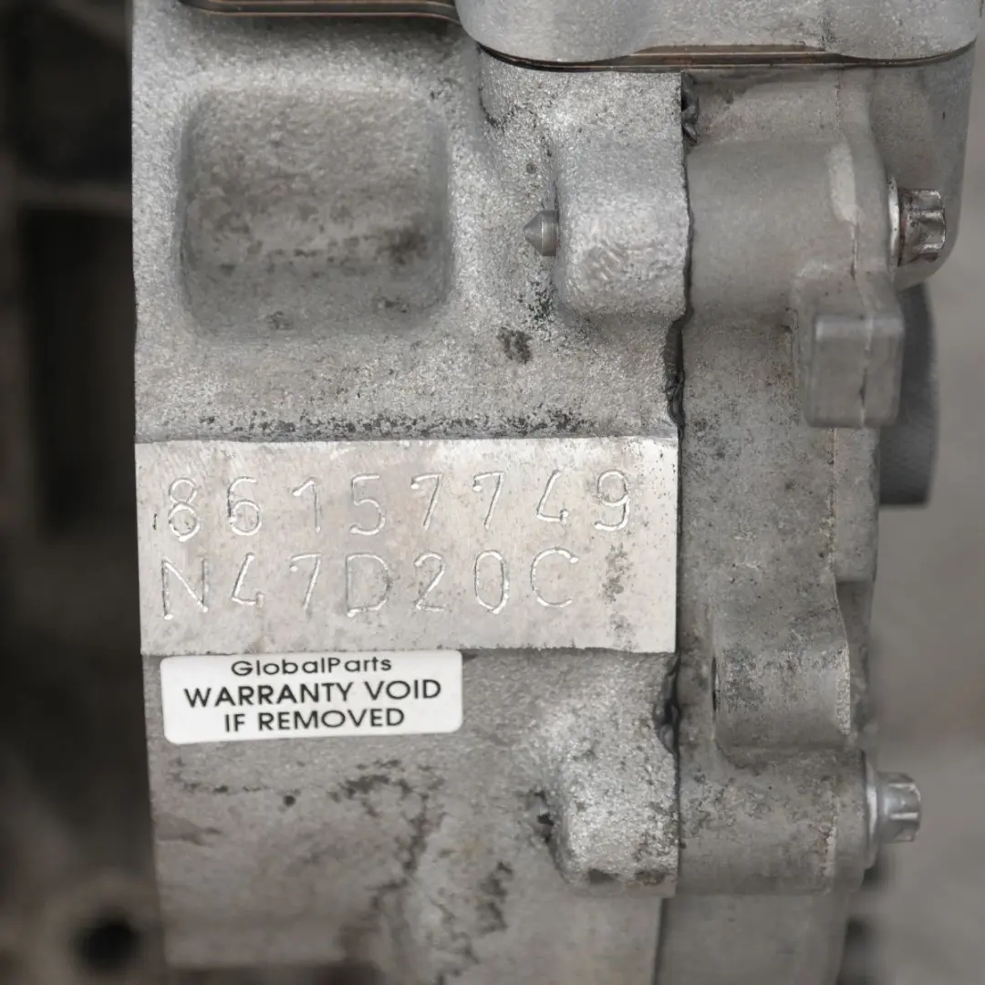 N47N Nackter Motor N47D20C GARANTIE BMW F20 F21 F30 F31 F32 120d 220d 320d 420d - SKU 2220836 - Teilenummer 2220836