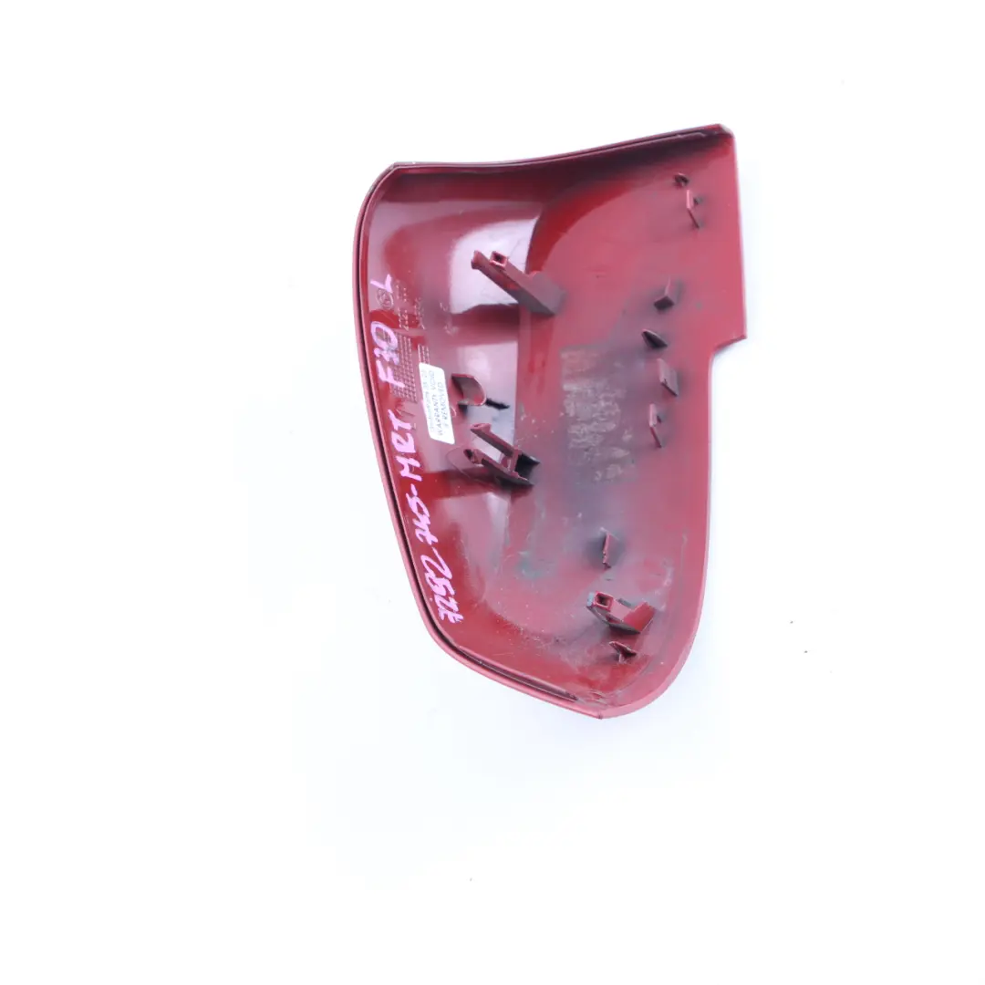 Wing Mirror Cover BMW F30 F31 Cap Casing Left N/S Melbourne Red Metallic - A75 to with Part number 2222543 Wing Mirror Cover BMW F30 F31 Cap Casing Left N/S Melbourne Red Metallic - A75 - SKU 2222543-MRT - Part number 2222543