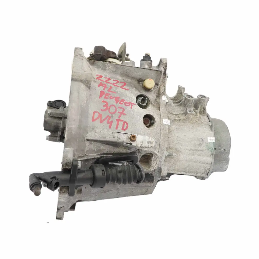 DV4TD Diesel Boîte de Vitesses Manuelle GARANTIE pour Peugeot 307 1.4 HDi à propos du numéro de pièce 2222AL Peugeot 307 1.4 HDi DV4TD Diesel Boîte de Vitesses Manuelle GARANTIE - SKU 2222AL - Numéro de pièce 2222AL