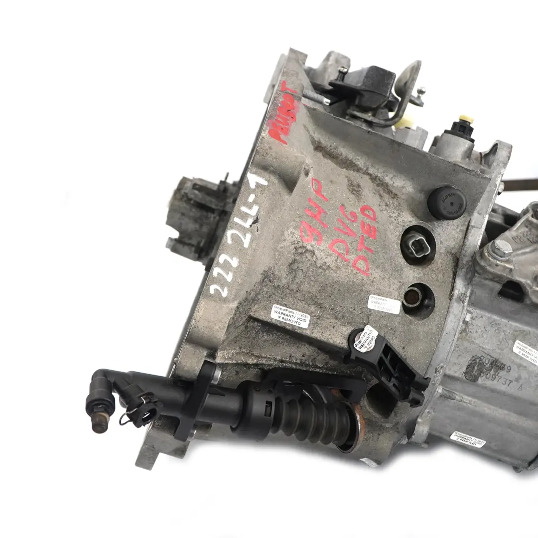 9H06 5 Speed Manual Gearbox 9HP DV6 DTED 9680886910 WARRANTY Peugeot 308 1.6 HDi - SKU 2222LL-1 - Part number 2222LL