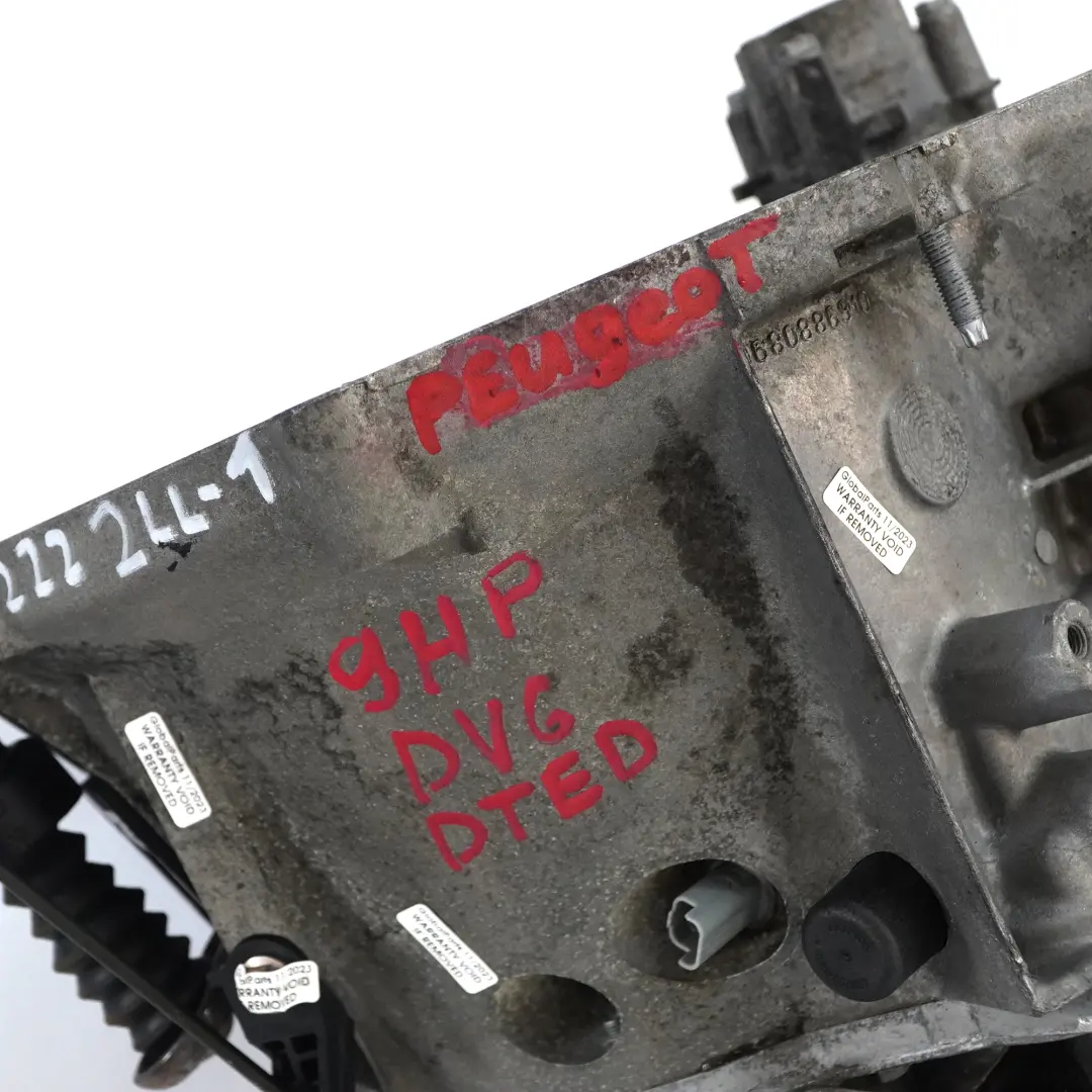 9H06 5 Speed Manual Gearbox 9HP DV6 DTED 9680886910 WARRANTY Peugeot 308 1.6 HDi - SKU 2222LL-1 - Part number 2222LL