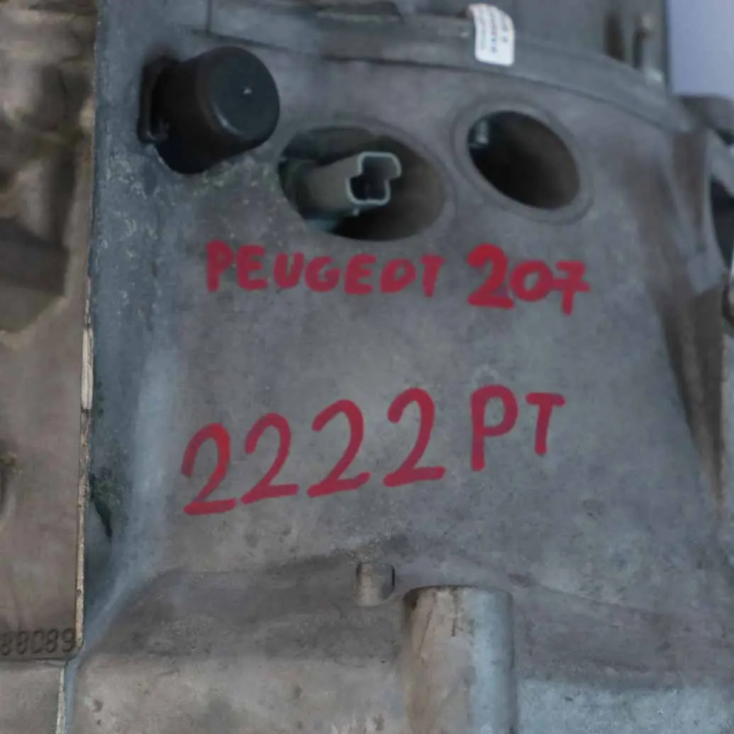 Gearbox A7F222A60A 9680886910 WARRANTY to Peugeot 207 1.6 HDI 5 Speed Manual with Part number 2222PT Peugeot 207 1.6 HDI 5 Speed Manual Gearbox A7F222A60A 9680886910 WARRANTY - SKU 2222PT - Part number 2222PT