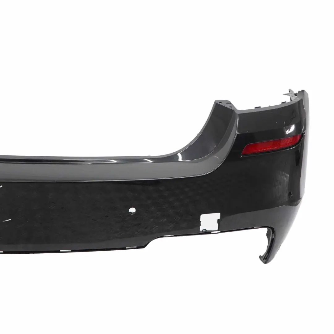 Bumper Panel M Sport PDC Covering Black Sapphire Metallic - 475 to BMW F10 Rear with Part number 2223018 BMW F10 Rear Bumper Panel M Sport PDC Covering Black Sapphire Metallic - 475 - SKU 2223018-BS - Part number 2223018