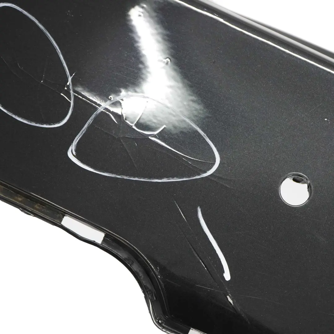BMW F10 Rear Bumper Panel M Sport PDC Covering Black Sapphire Metallic - 475 - SKU 2223018-BS - Part number 2223018