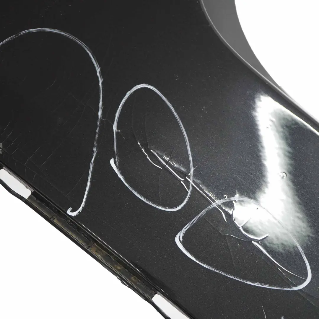 BMW F10 Rear Bumper Panel M Sport PDC Covering Black Sapphire Metallic - 475 - SKU 2223018-BS - Part number 2223018