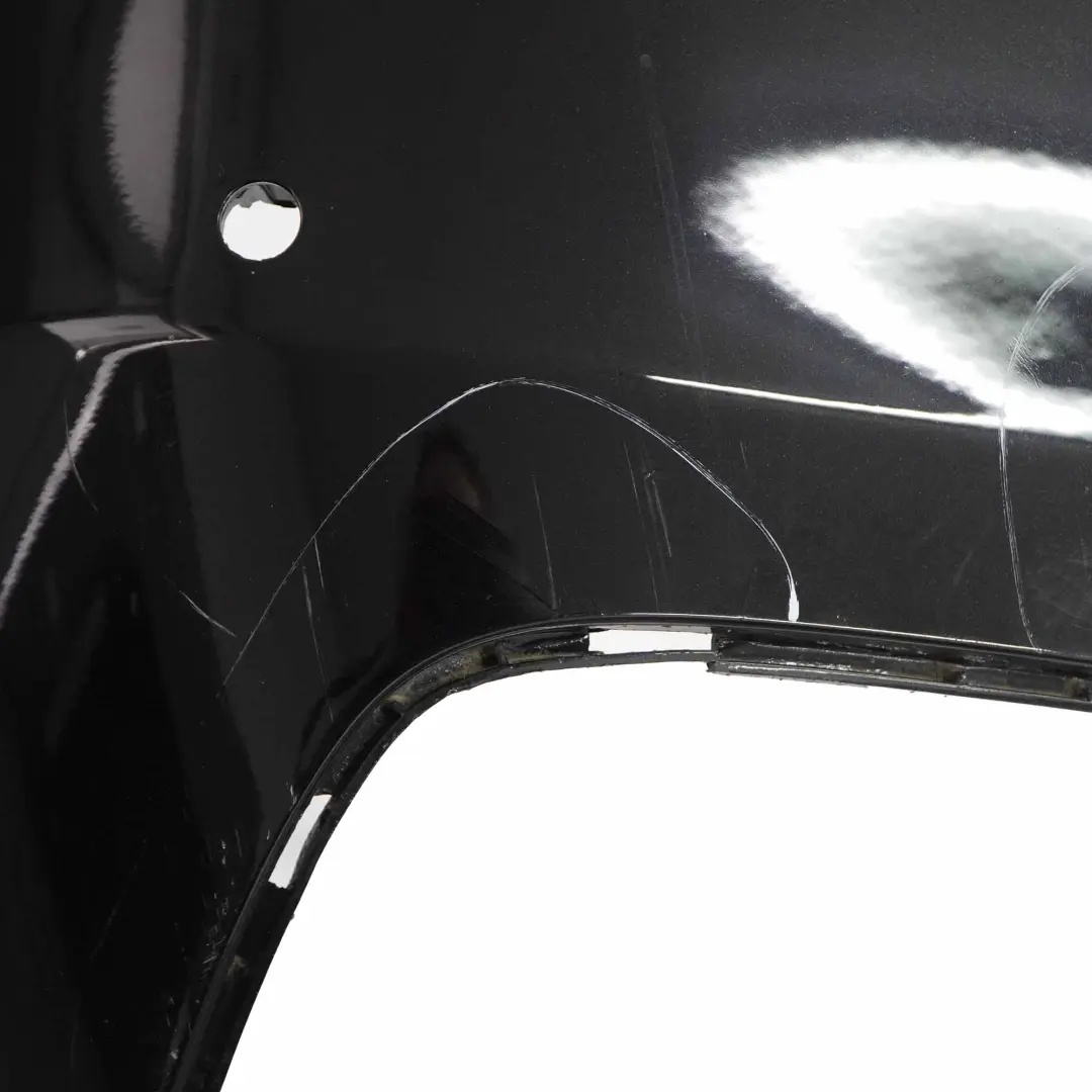 Bumper Panel M Sport PDC Covering Black Sapphire Metallic - 475 to BMW F10 Rear with Part number 2223018 BMW F10 Rear Bumper Panel M Sport PDC Covering Black Sapphire Metallic - 475 - SKU 2223018-BS - Part number 2223018