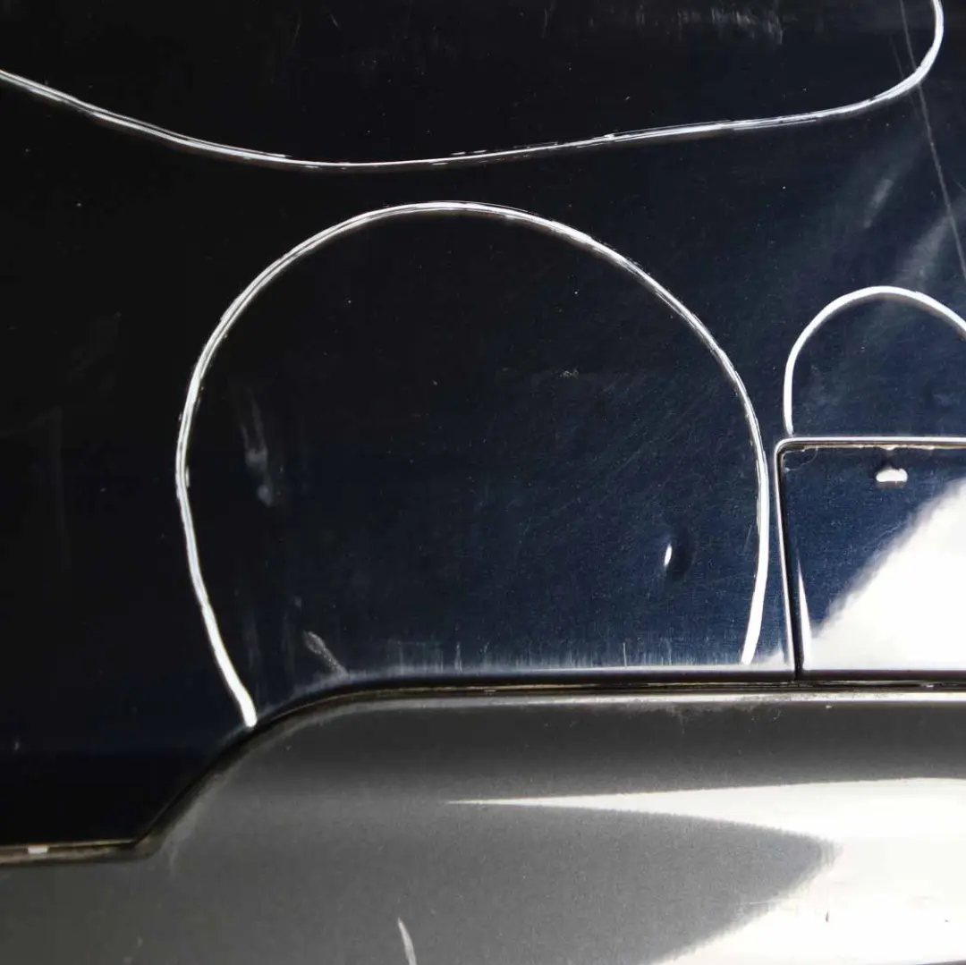 Bumper Panel M Sport PDC Covering Carbon Black Metallic - 416 to BMW F10 Rear with Part number 2223018 BMW F10 Rear Bumper Panel M Sport PDC Covering Carbon Black Metallic - 416 - SKU 2223018-CAR - Part number 2223018