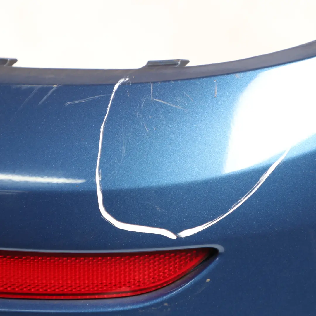 BMW F10 M5 Rear Bumper Panel PDC Covering Monte Carlo Blue Metallic - B05 - SKU 2223018-MCB - Part number 2223018