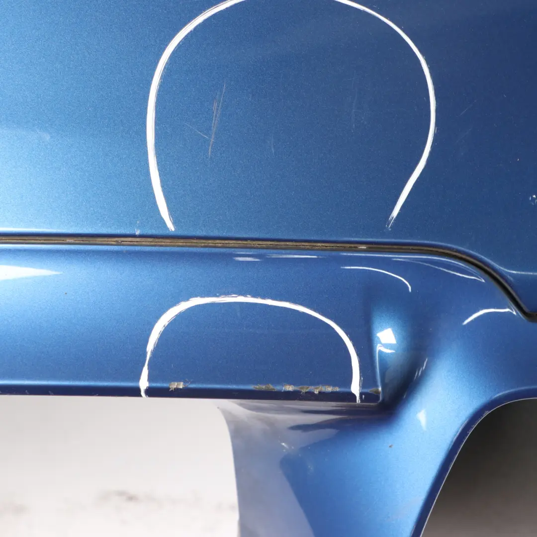 BMW F10 M5 Rear Bumper Panel PDC Covering Monte Carlo Blue Metallic - B05 - SKU 2223018-MCB - Part number 2223018
