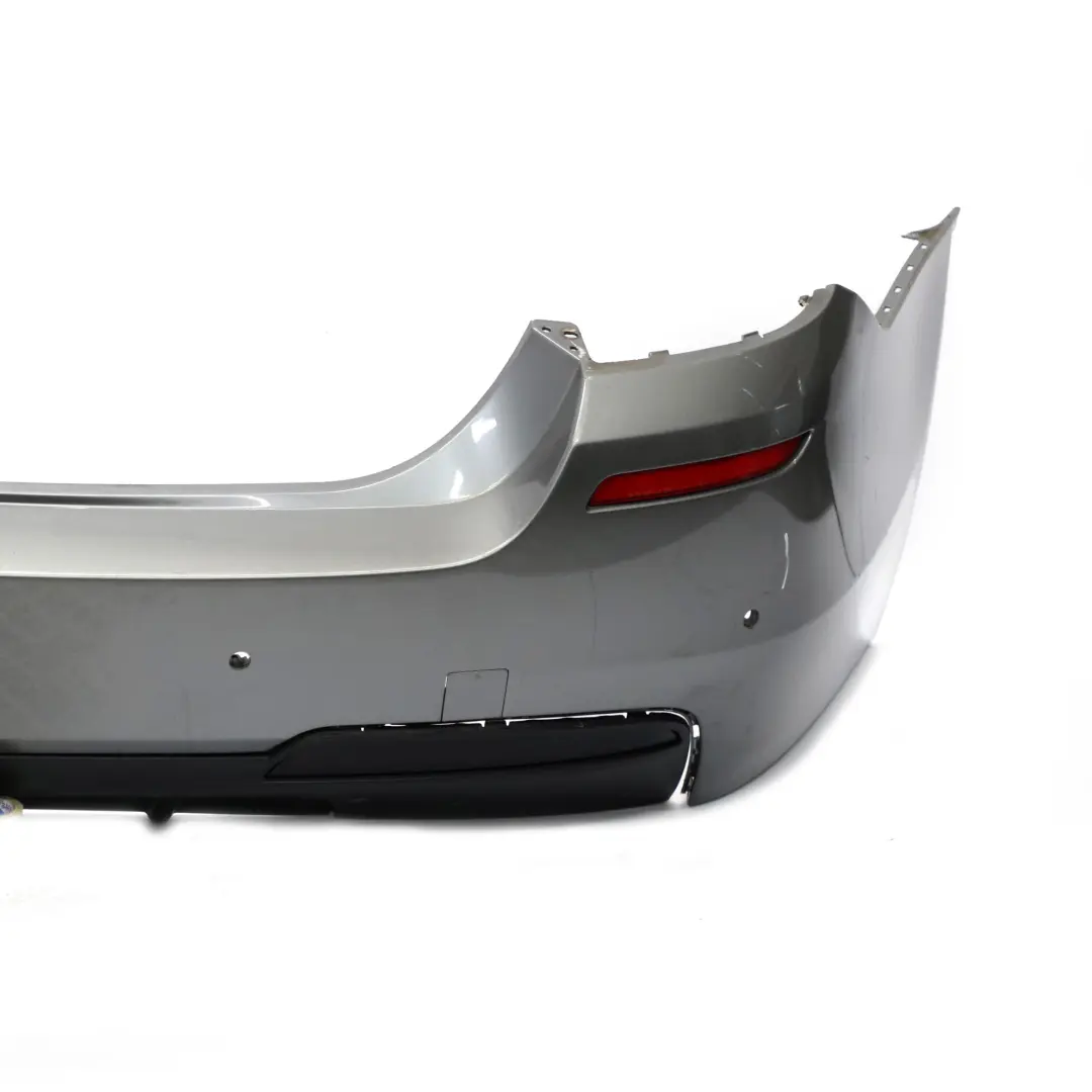 BMW F10 Zderzak Tylny M-Pakiet PDC Mineralgrau Szary Metalik - B39 - SKU 2223018-MG1 - Numer Części 2223018
