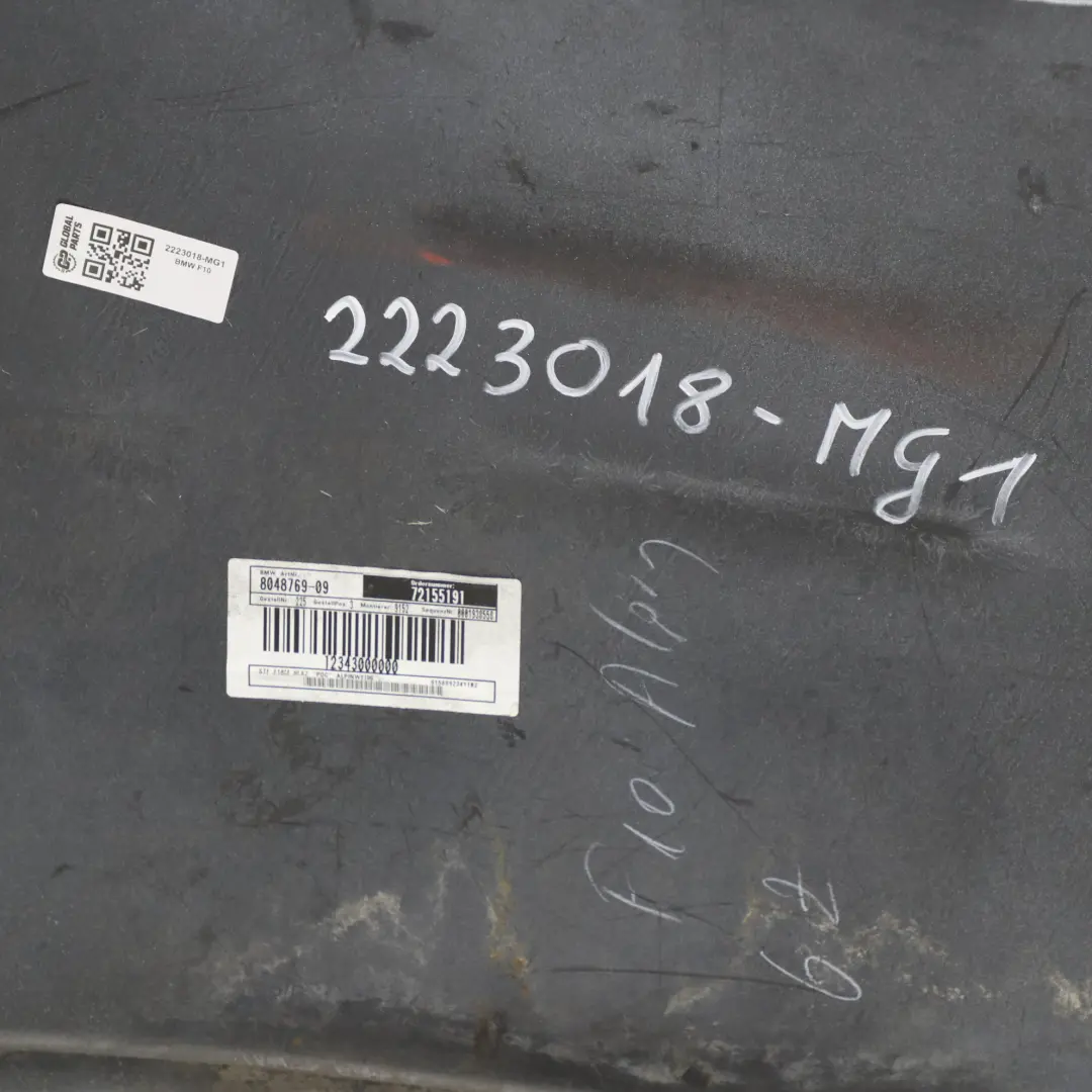 BMW F10 Rear Bumper Panel M Sport PDC Covering Mineral Grey Metallic - B39 - SKU 2223018-MG1 - Part number 2223018