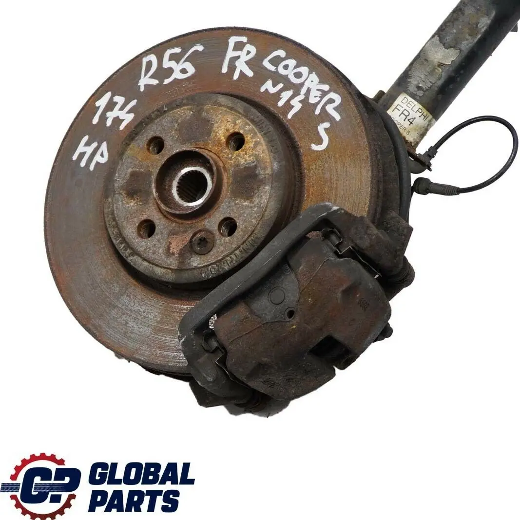 Mini R56 Cooper S N14 Front Right O/S Spring Strut Leg Brake Suspension Hub - SKU 6782210-1 - Part number 22245218