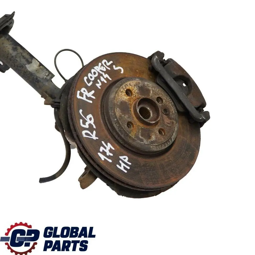 Mini R56 Cooper S N14 Front Right O/S Spring Strut Leg Brake Suspension Hub - SKU 6782210-1 - Part number 22245218