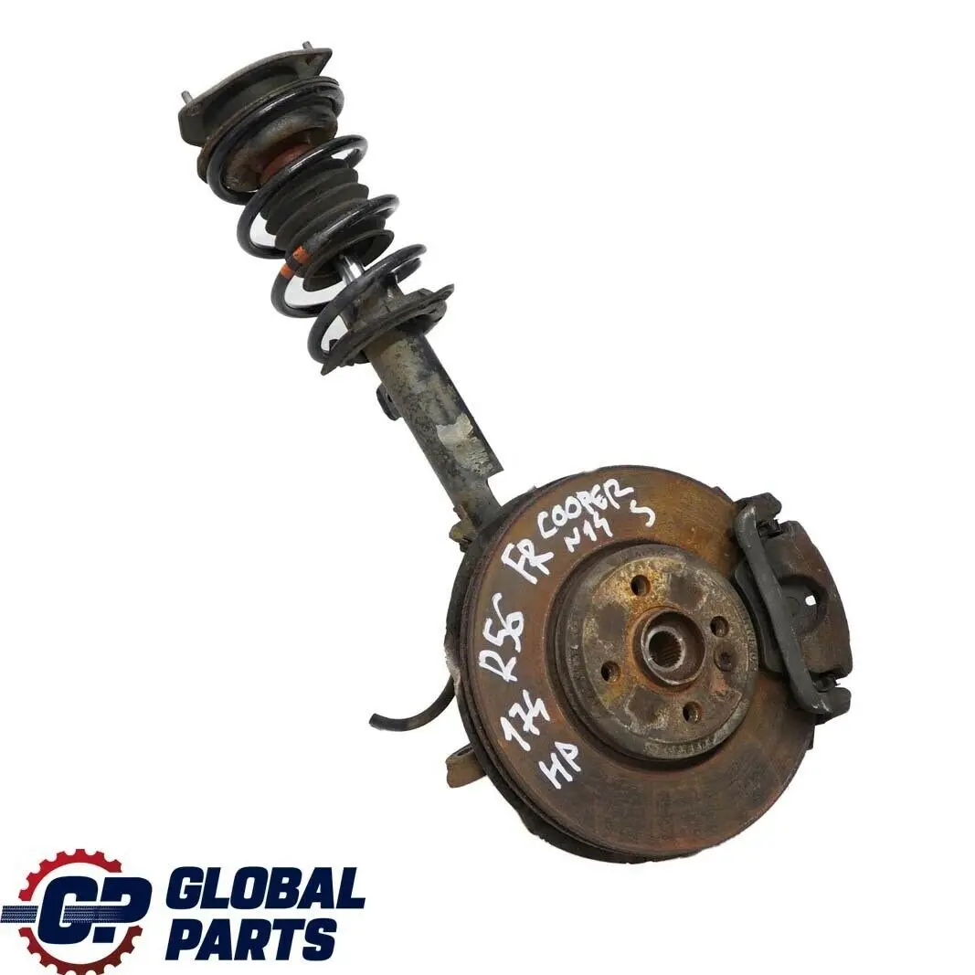Mini R56 Cooper S N14 Front Right O/S Spring Strut Leg Brake Suspension Hub - SKU 6782210-1 - Part number 22245218