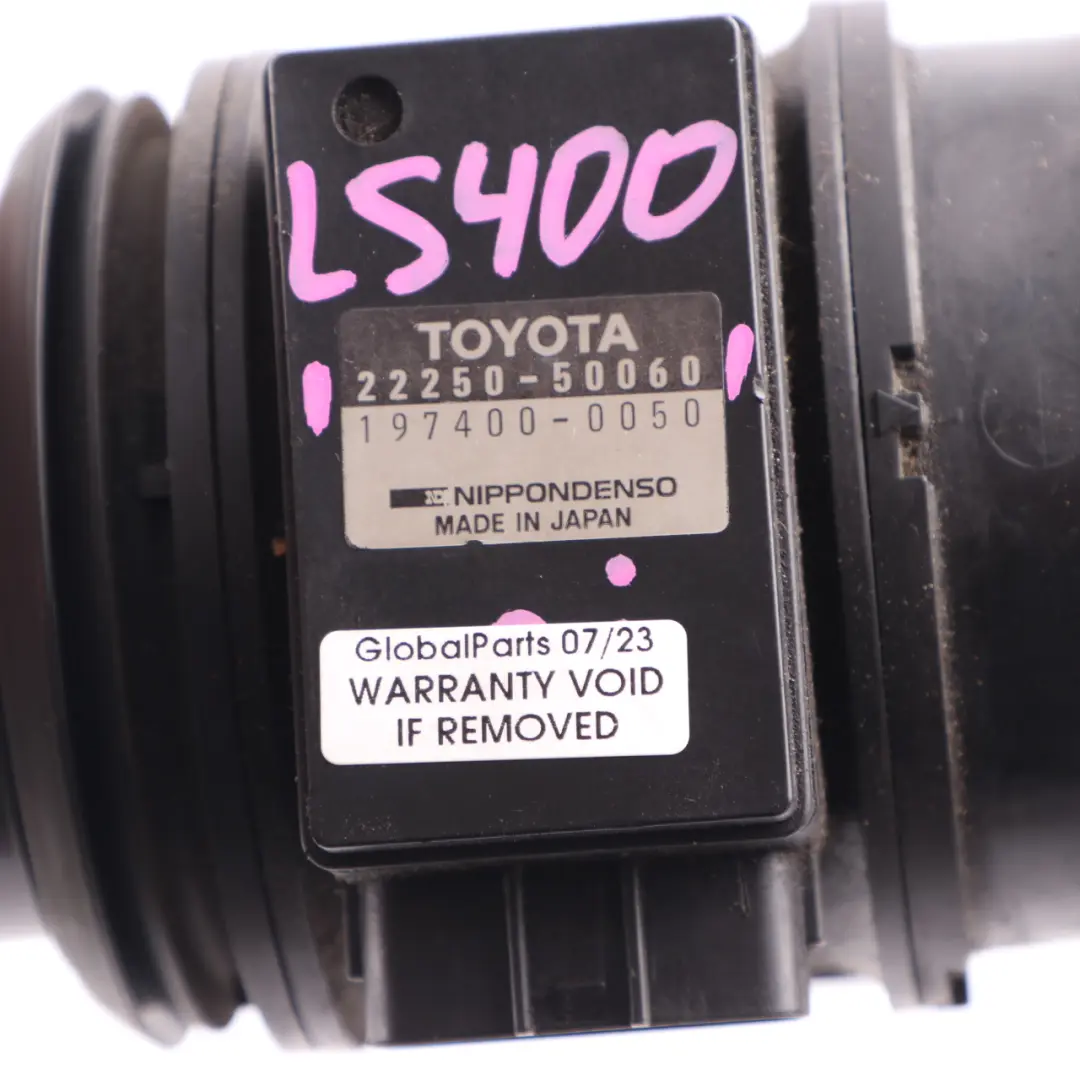 LS400 SC400 4.0 1UZ-FE Air Flow Mass Meter Sensor Unit to Lexus with Part number 22250-50060 Lexus LS400 SC400 4.0 1UZ-FE Air Flow Mass Meter Sensor Unit - SKU 22250-50060 - Part number 22250-50060