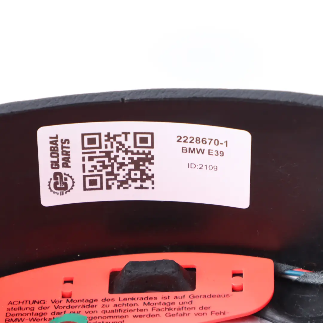 Leather M Sport Steering Wheel Tricolored to BMW E39 E38 NEW Black with Part number 2228670 BMW E39 E38 NEW Black Leather M Sport Steering Wheel Tricolored - SKU 2228670-1 - Part number 2228670