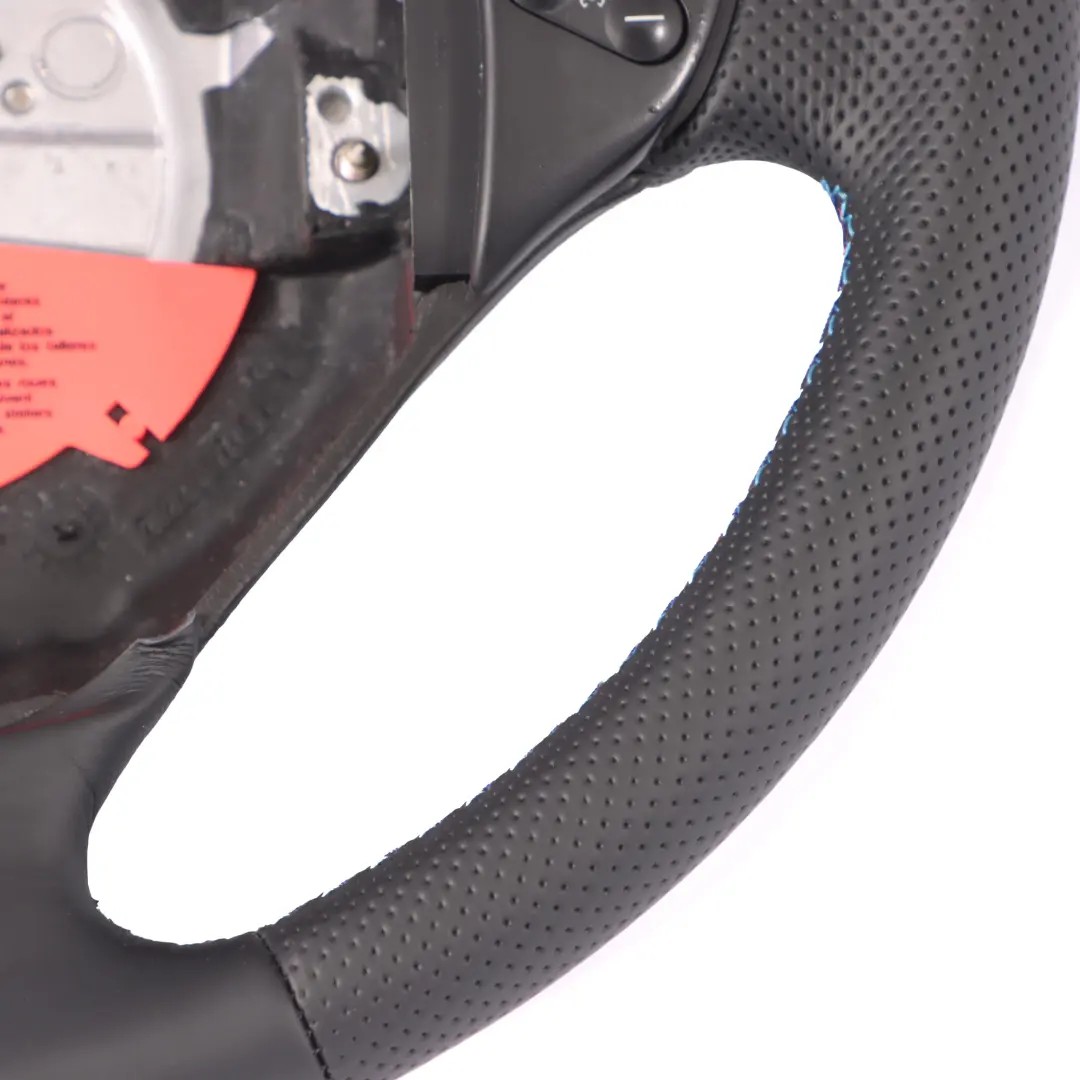 NUEVO Cuero Negro M Sport Volante Tricolor para BMW E39 E38 con número de pieza 2228670 BMW E39 E38 NUEVO Cuero Negro M Sport Volante Tricolor - SKU 2228670-1 - Número de pieza 2228670