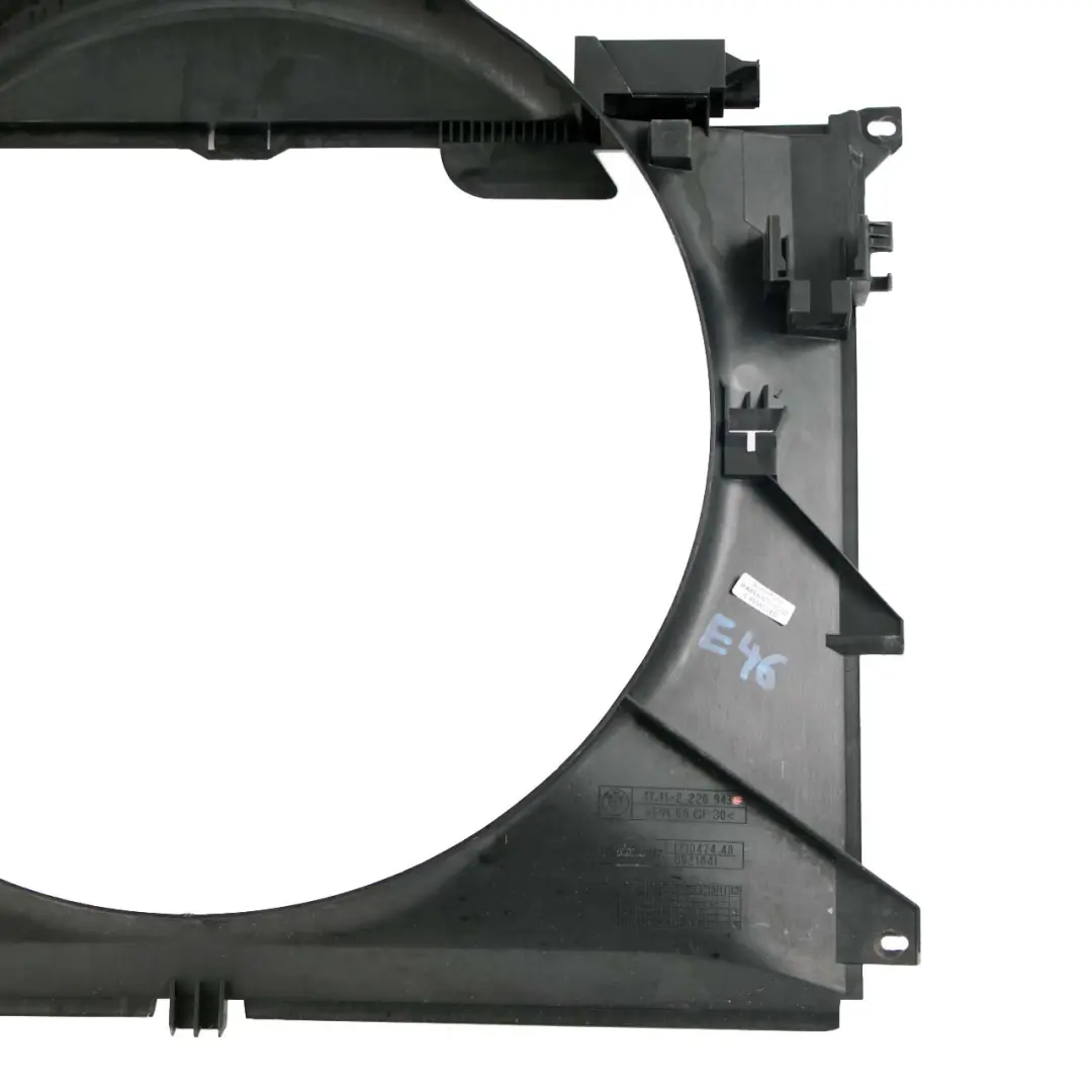 Radiator Fan Shroud BMW E46 M3 S54 Engine Cooling Holder Panel to with Part number 2228943 Radiator Fan Shroud BMW E46 M3 S54 Engine Cooling Holder Panel - SKU 2228943 - Part number 2228943