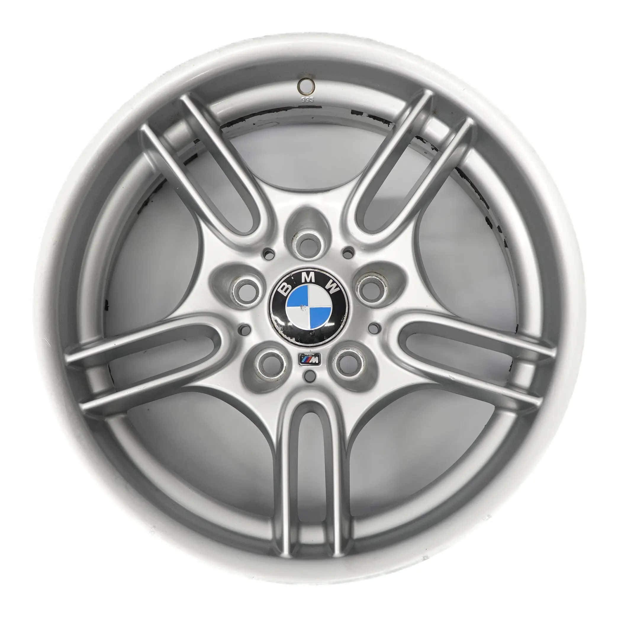 BMW E39 Cerchio in lega argento 17" 8J ET:20 M Raggi paralleli 66 2228995